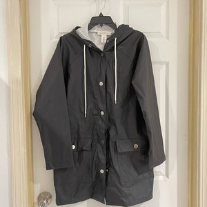SOLD#H&M women rain jacket/track jacket/long jacket